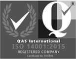 ISO 14001:2015 certified, environmental management